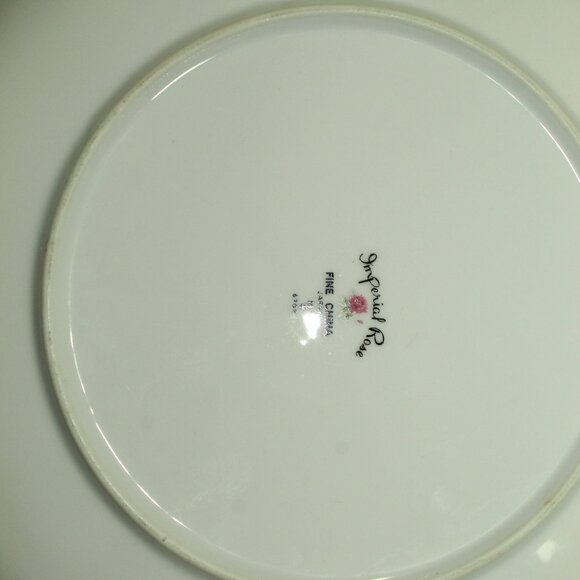 Vintage MCM Fine China Japan Imperial Rose 6762 10.25" Dinner Plate - Picture 5 of 5